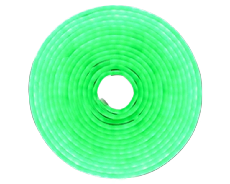 Лента LED неоновая силиконовая зеленая 6*12mm 5m