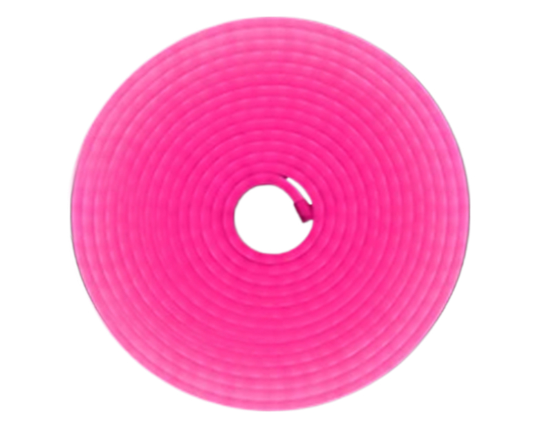 Лента LED неоновая силиконовая розовая 6*12mm 5m