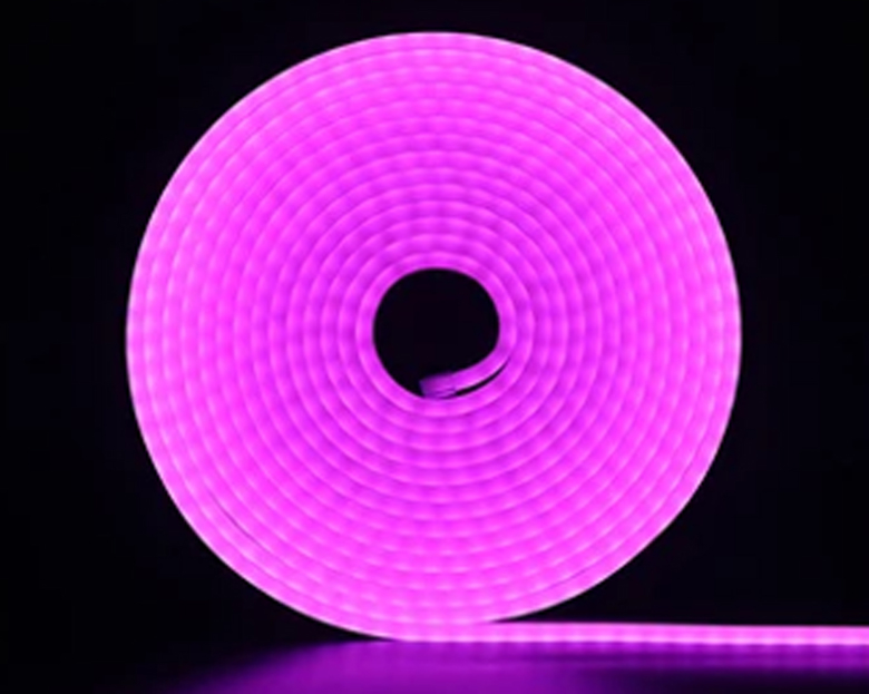 Лента LED неоновая силиконовая фиолетовая 6*12mm 5m