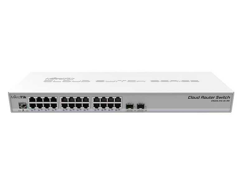 Роутер Mikrotik CRS326-24G-2S+RM