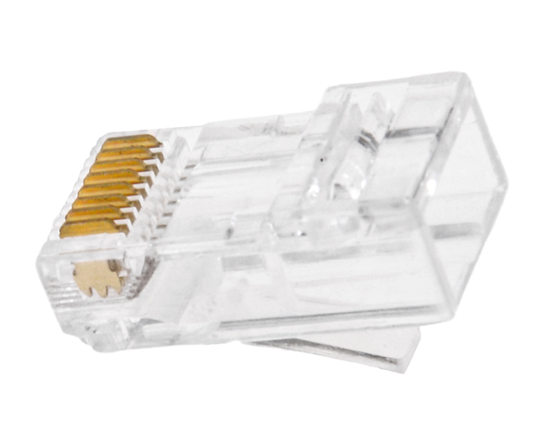 Коннектор RJ-45 (100шт) проходной