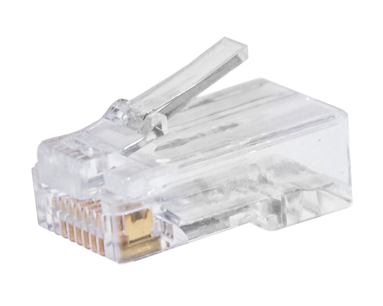 Коннектор RJ-45 (100шт) проходной