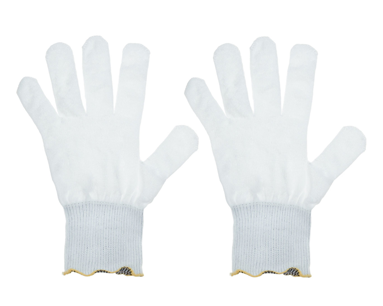 Перчатки нейлоновые белые без покрытия