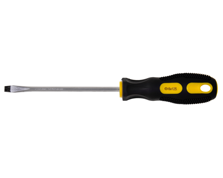 Отвертка шлицевая SL6.0*125мм. CrV MEGA