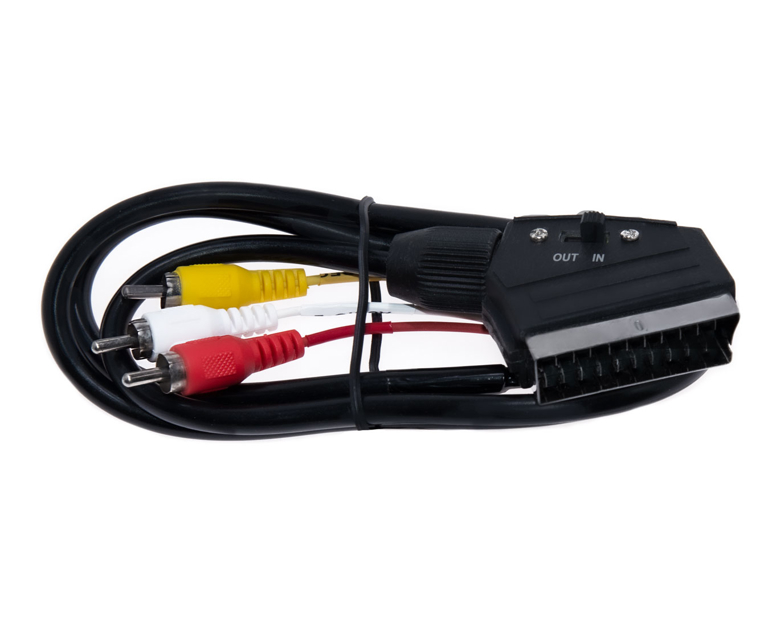 Кабель SCART-3RC (переключатель)