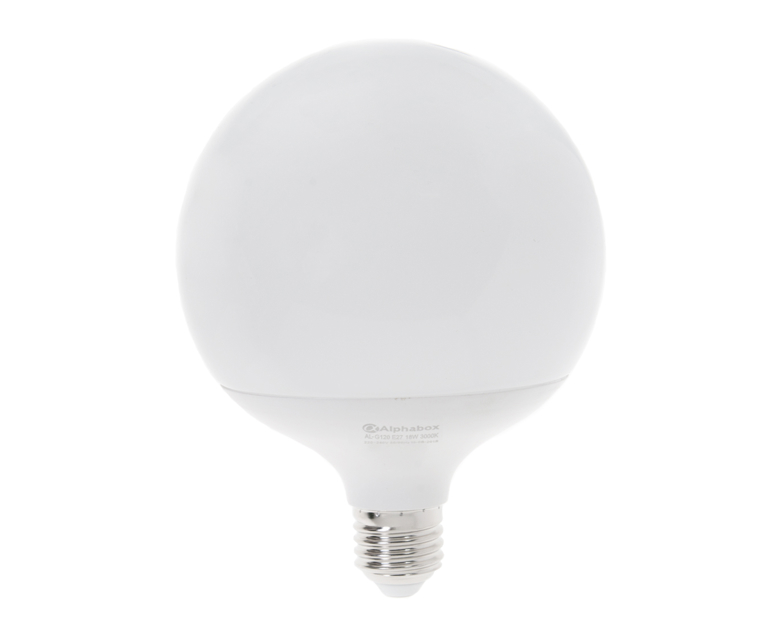 Лампа светодиодная Alphabox AL-G120 E27 18W 3000K