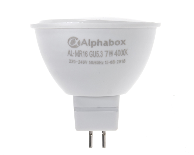 Лампа светодиодная Alphabox AL-MR16 7W 4000K