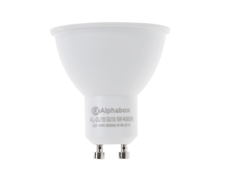 Лампа светодиодная Alphabox AL-GU10 5W 4000K