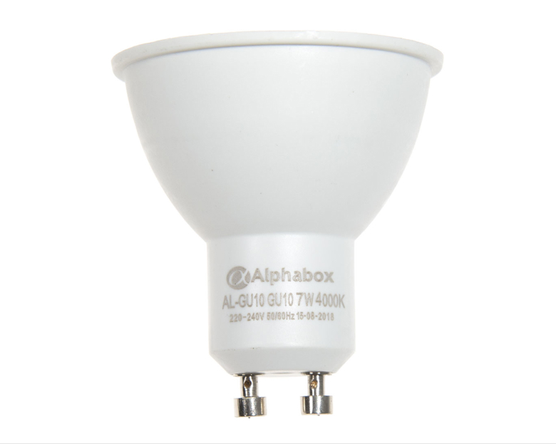 Лампа светодиодная Alphabox AL-GU10 7W 4000K