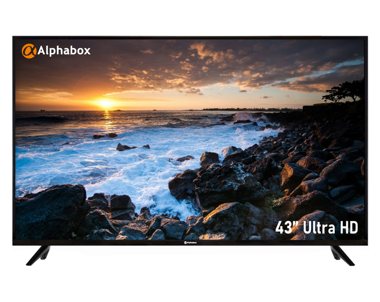 Телевизор Alphabox ATU43ATSCM (UltraHD/2+16Gb)