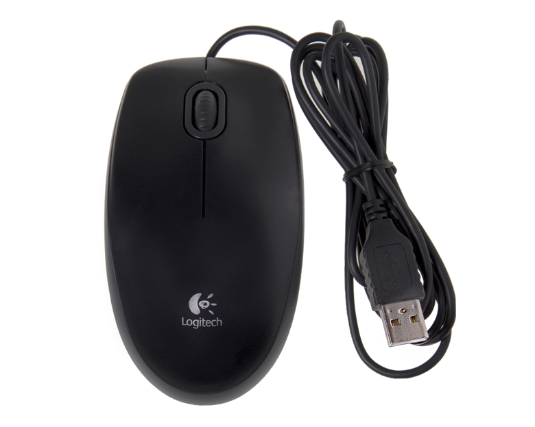 Мышь Logitech B100 OEM Black 910−003357