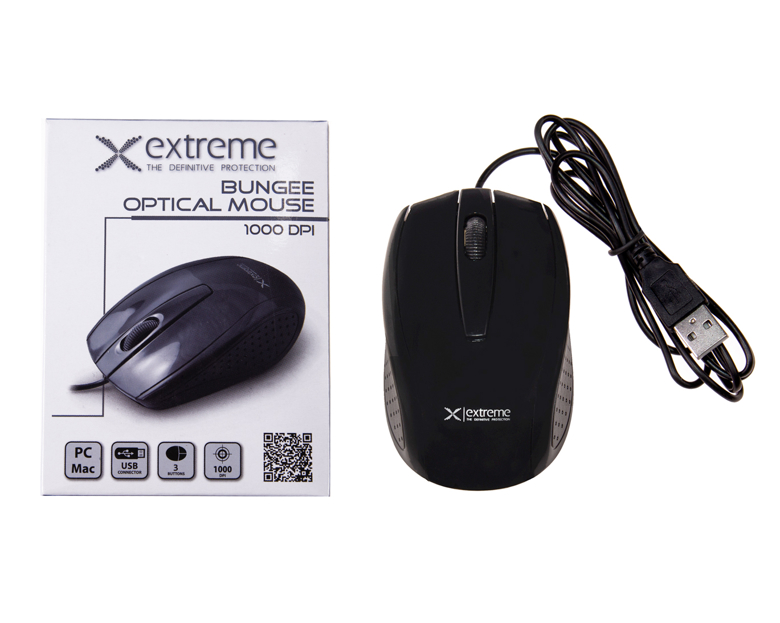Мышь PRZEWODOWA XM110K BUNGEE USB BALCK 1000DPI