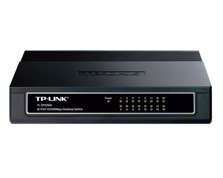 Коммутатор TP-Link SF1016D L2 16x10/100 Desktop