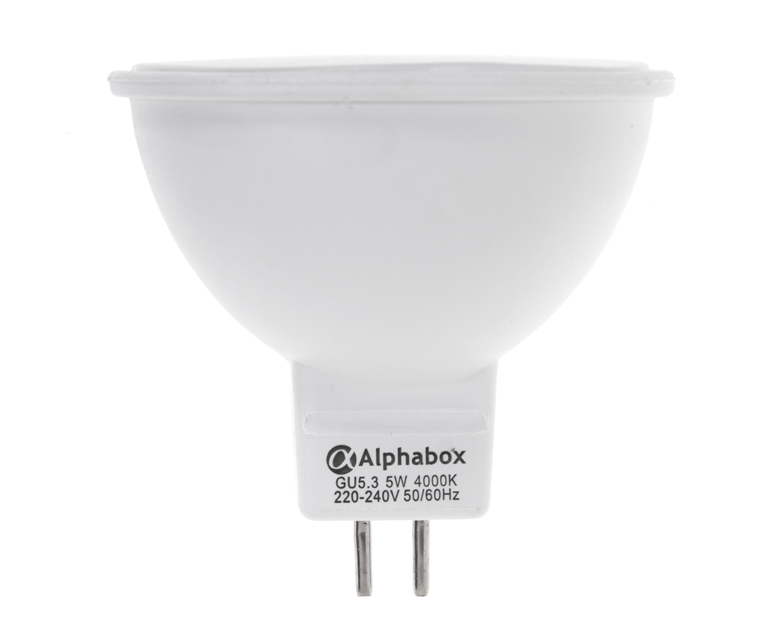 Лампа светодиодная Alphabox AL-MR16 5W 4000K