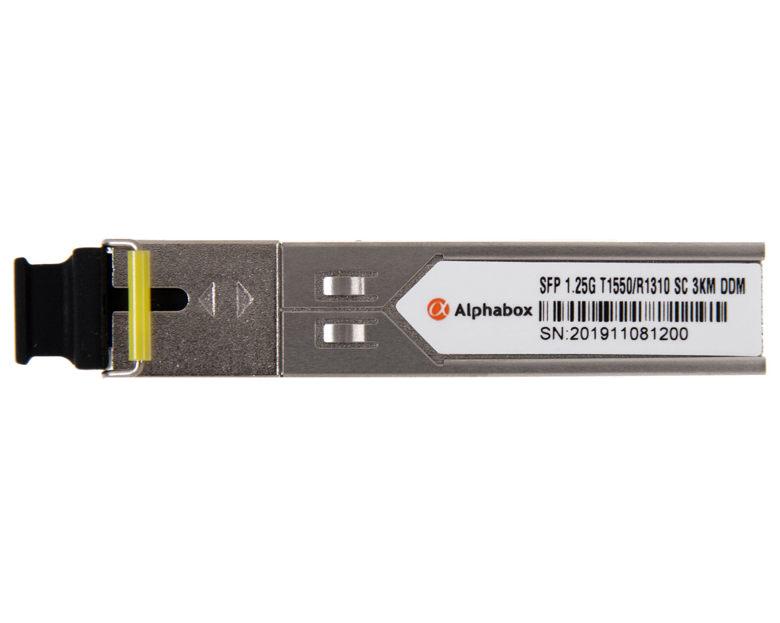 SFP 1.25G Transceiver 1550/1310nm 3 KM, SC
