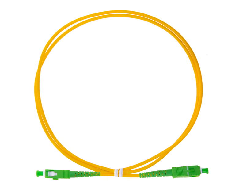 Патчкорд SM, SC-SC (APC) 3мм 1м