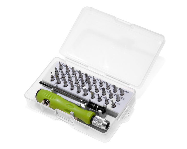Набор отверток с магнитными насадками (32 в 1) кейс №7389С