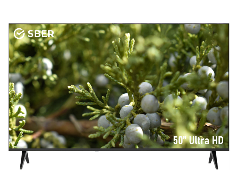 Телевизор Sber SDX 50U4126, 3840*2160, Ultra HD черный