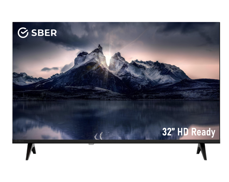 Телевизор Sber SDX 32H2120B, 1366*768, HD Ready черный