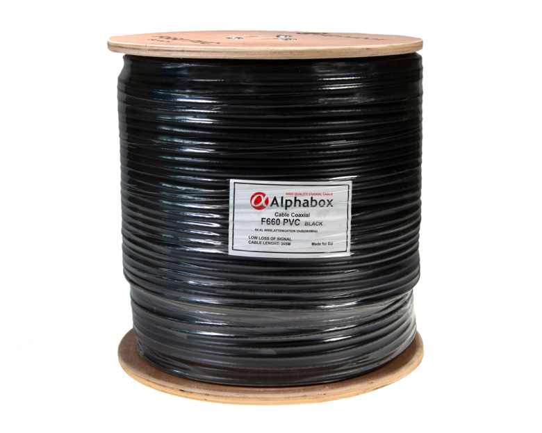 Кабель Alphabox F660 305m Black