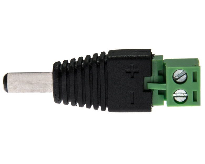 Коннектор DC штекер питания 2.1×5.5mm с клеммами