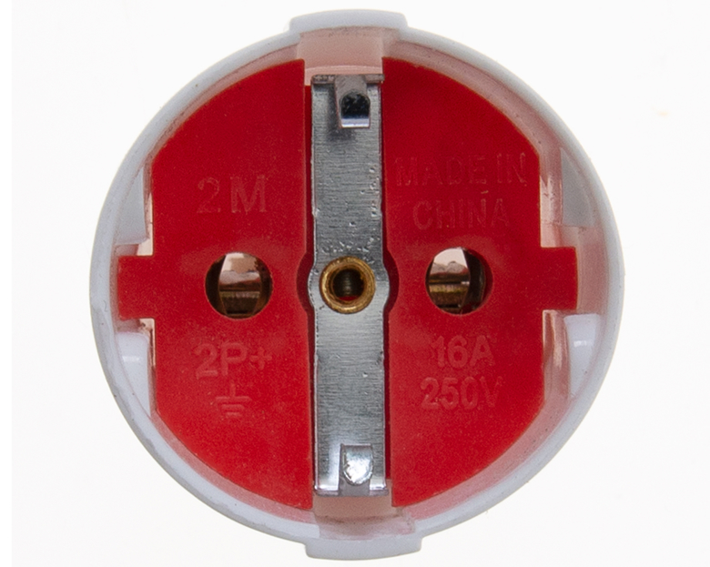 Розетка электрическая переносная 220В 4.8мм