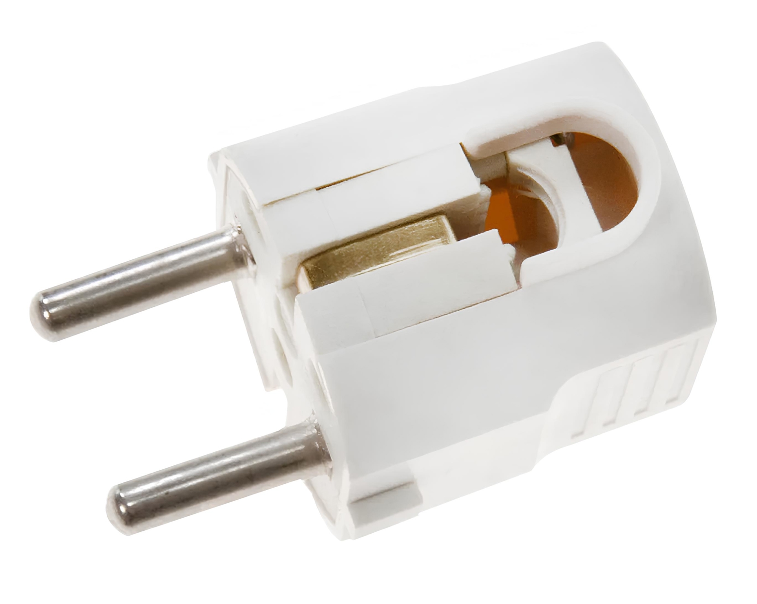 Вилка электрическая угловая 220v 4.8мм