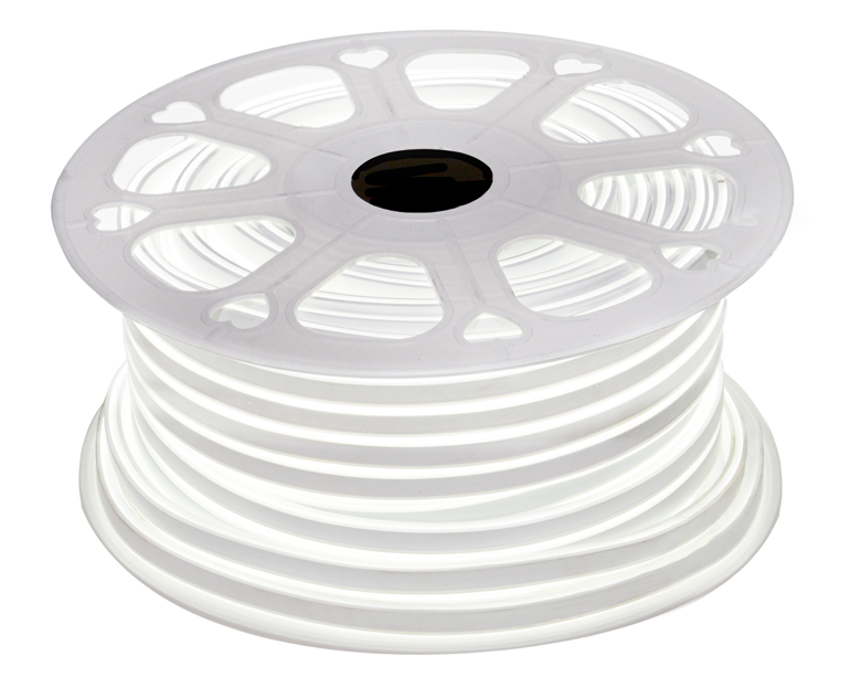 Лента LED неоновая белая D16mm/220v (W)