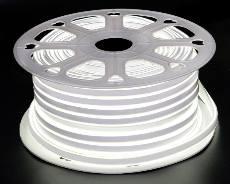 Лента LED неоновая белая D16mm/220v (W)
