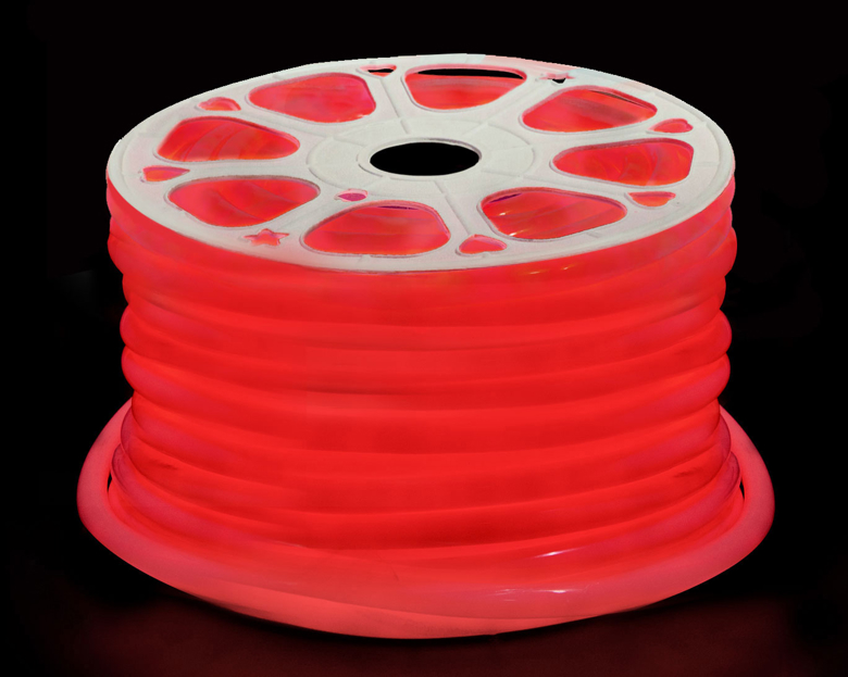 Лента LED неоновая красная D16mm/220v (R)