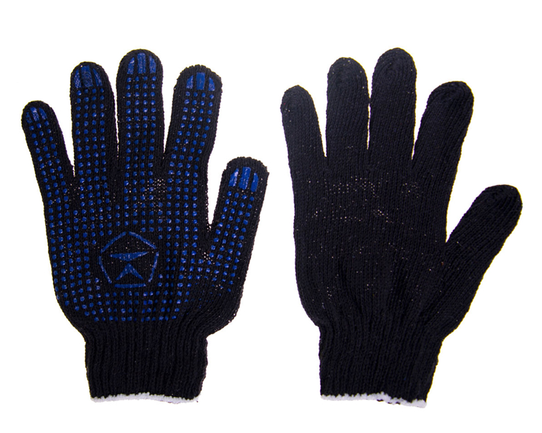 Перчатки с ПВХ "ПРОТЕКТОР" 5H (черные)