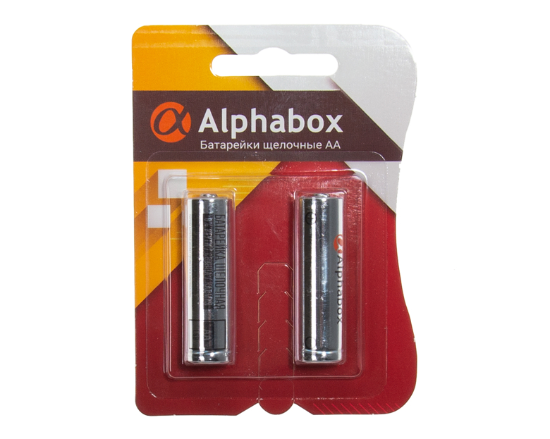 Батарейка Alphabox Алкалиновая AA 2шт