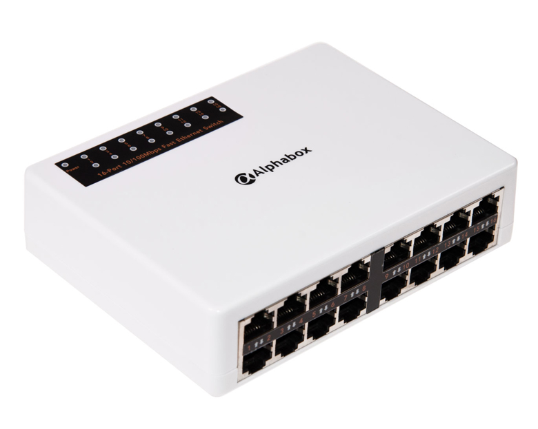 Коммутатор Alphabox AS116 16x10/100 Desktop