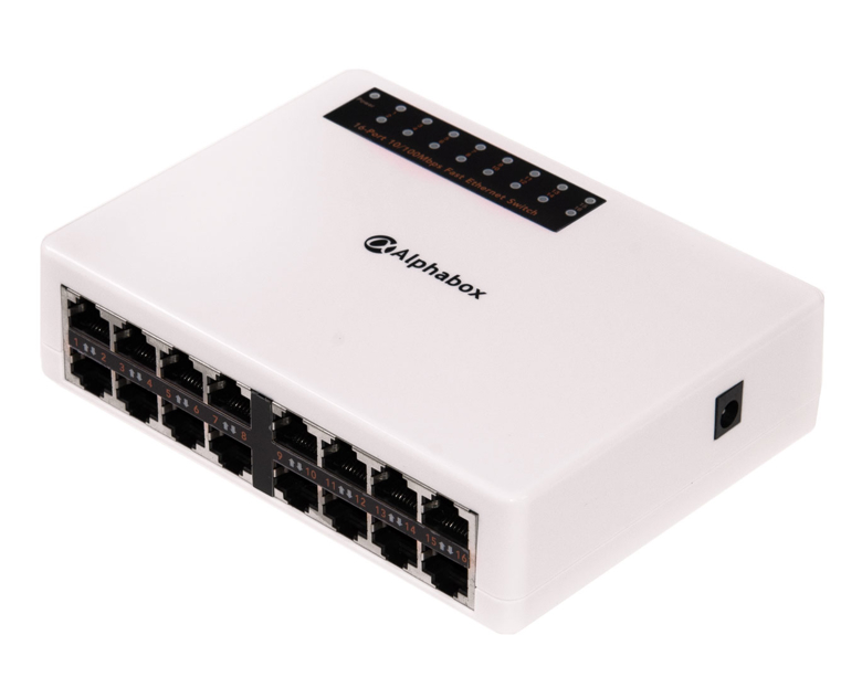 Коммутатор Alphabox AS116 16x10/100 Desktop