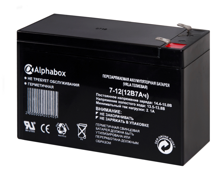 Аккумулятор Alphabox SLAB 12V/7Ah