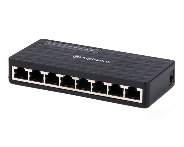 Коммутатор Alphabox AS108 8x10/100 Desktop