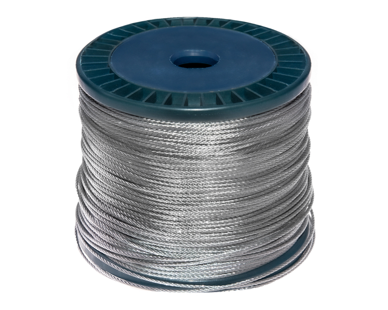 Трос для растяжки оцинкованный 2мм. 200м