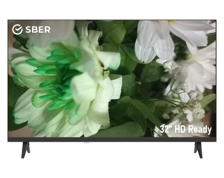 Телевизор Sber SDX 32H3113, 1366*768, HD Ready черный