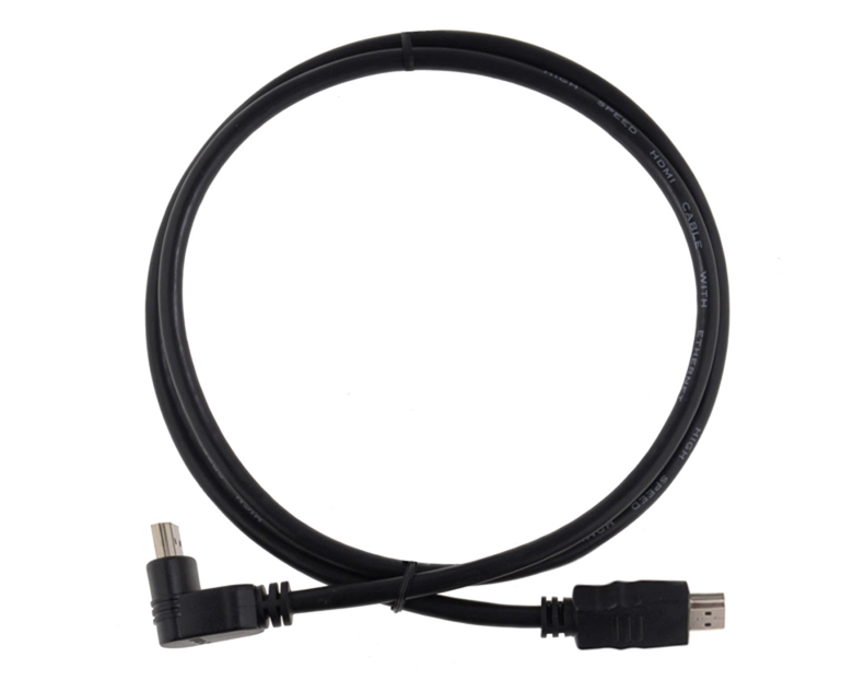 Кабель HDMI 1m 1.4v угловой