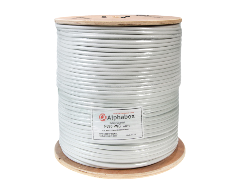 Кабель Alphabox F690 305m White