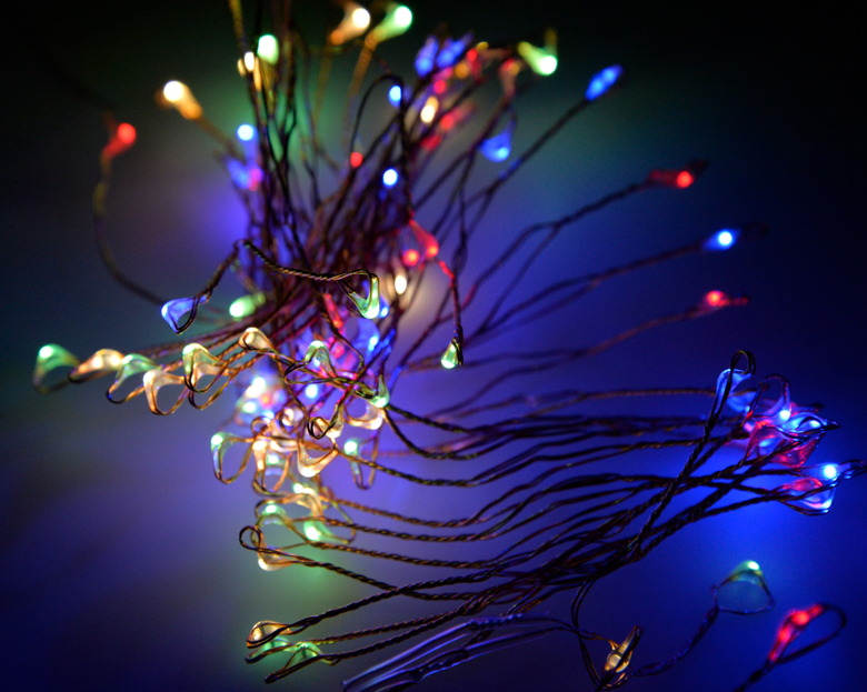 Гирлянда уличная AG-5M200B-RGB 1.5w/m 5m