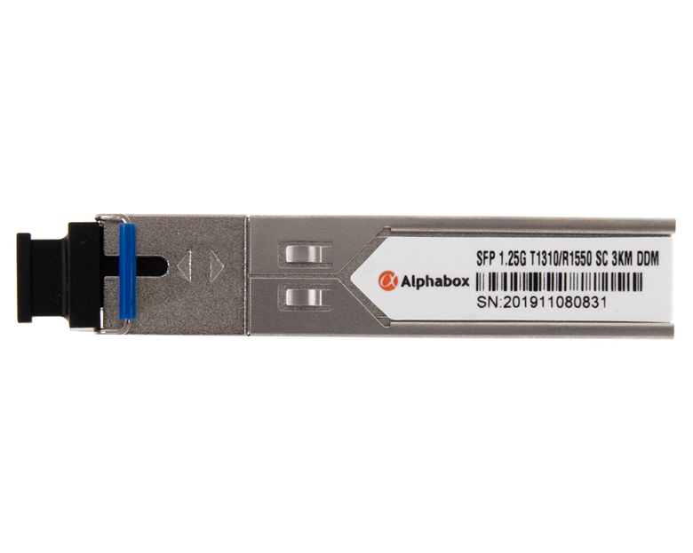 SFP 1.25G Transceiver 1310/1550nm 3 KM, SC