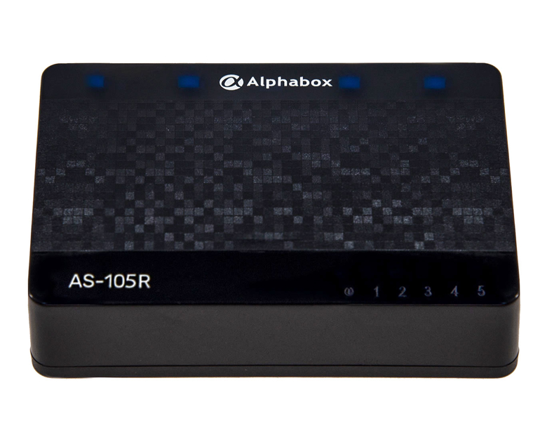 Коммутатор Alphabox  AS105R  5x10/100 Desktop