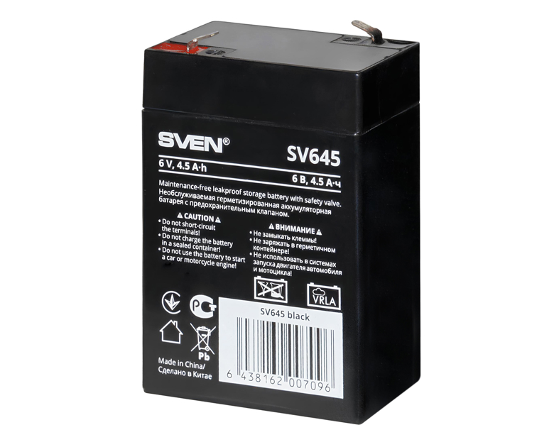 Аккумулятор Sven SV 645 6V 4.5Ah