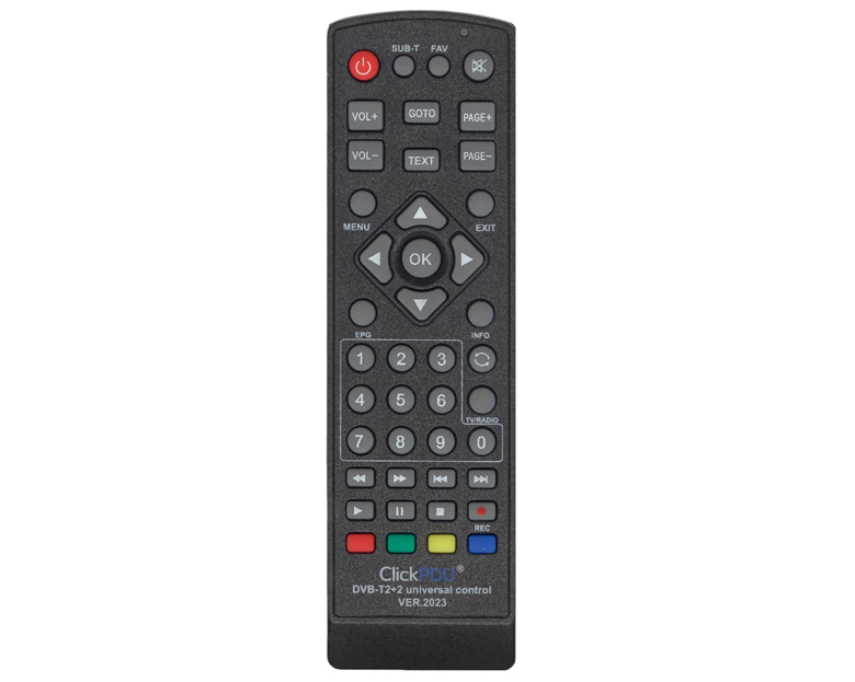 Универсальный пульт DVB-T2+2 VER.2023