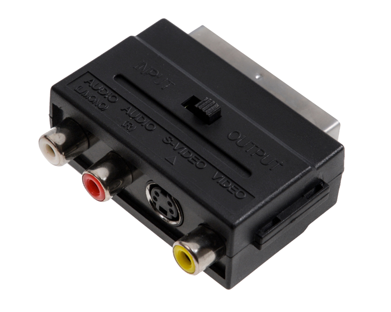 Переходник SCART-3RCA (переключатель)
