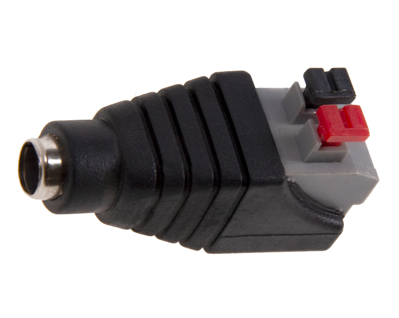 Коннектор DC мама 2.1×5.5mm зажим