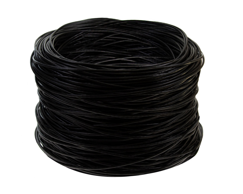 Кабель Alphabox UTP CAT5/2P*0.5mm/CCA/0,9 messenger/PE/500m outside