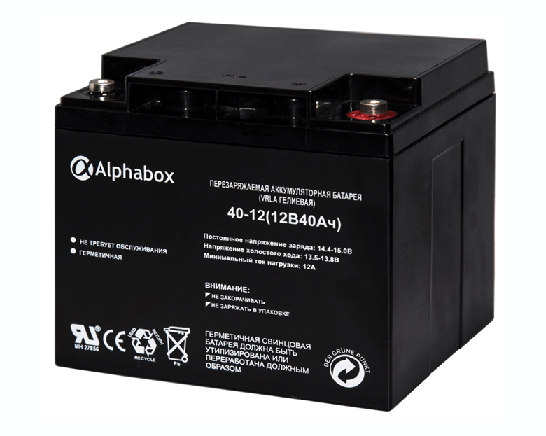 Аккумулятор Alphabox GSLAB 12V/40Ah