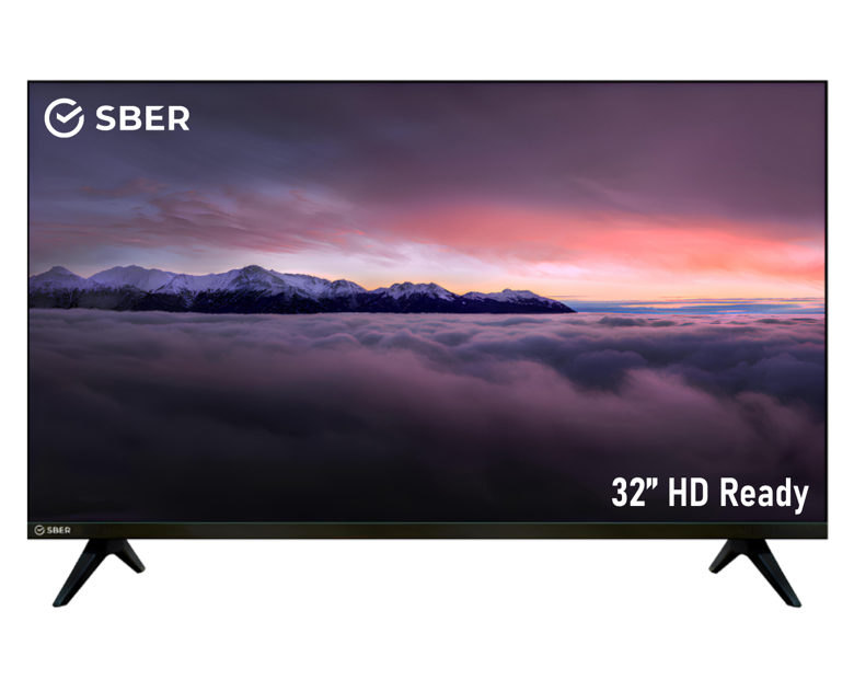 Телевизор Sber SDX 32H2124 черный 1366*768, HD Ready